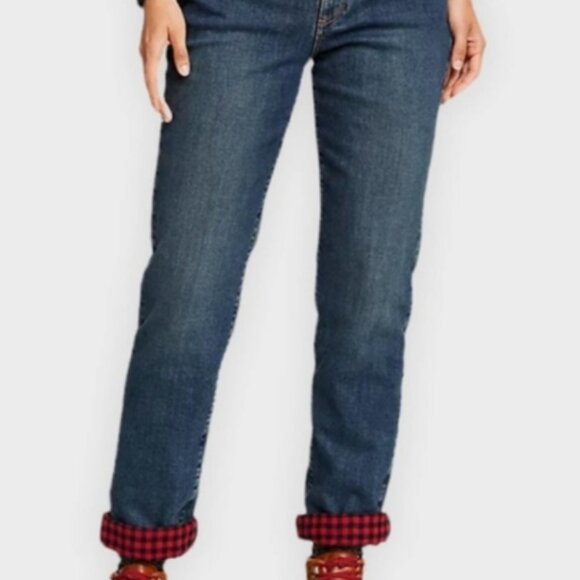 Eddie Bauer Women's Straight Leg Jeans - Indigo - Picture 1 of 4